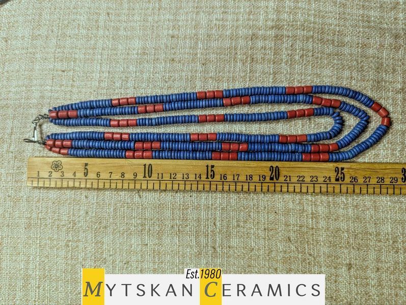 Ceramic necklace, women's jewelry made of natural ceramics. Necklace. Art. 148