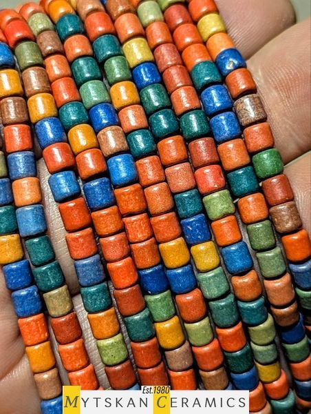 Ceramic necklace, women's jewelry made of natural ceramics. Necklace. Art. 244