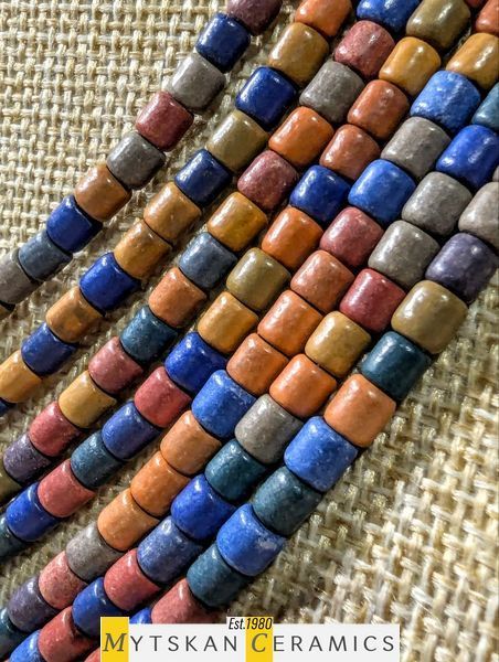 Ceramic necklace, women's jewelry made of natural ceramics. Necklace. Art. 308