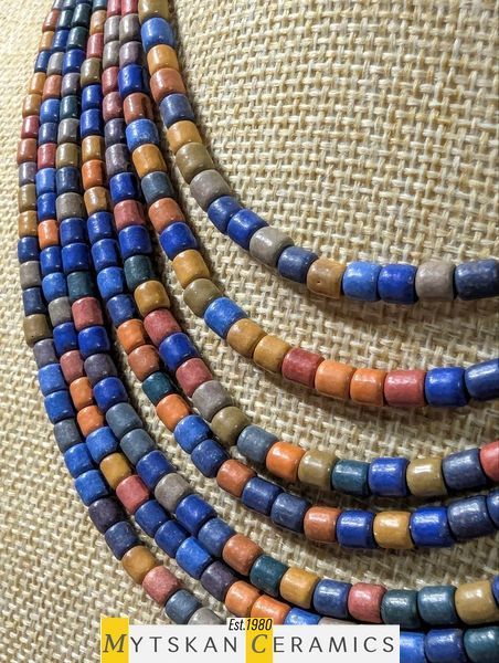 Ceramic necklace, women's jewelry made of natural ceramics. Necklace. Art. 308