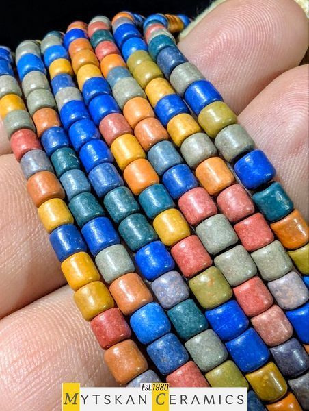 Ceramic necklace, women's jewelry made of natural ceramics. Necklace. Art. 308