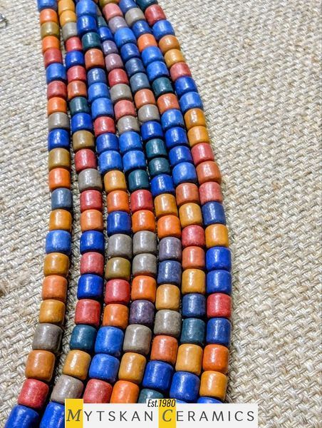 Ceramic necklace, women's jewelry made of natural ceramics. Necklace. Art. 308
