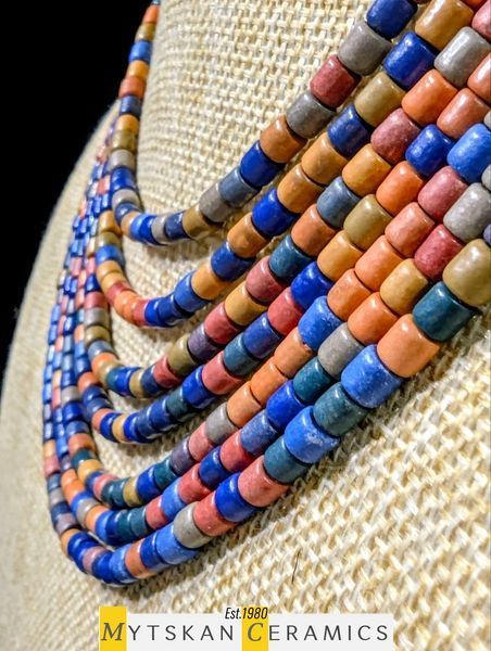 Ceramic necklace, women's jewelry made of natural ceramics. Necklace. Art. 308