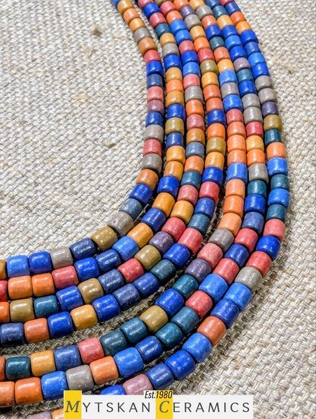 Ceramic necklace, women's jewelry made of natural ceramics. Necklace. Art. 308