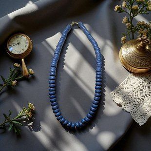 Ceramic necklace, women's jewelry made of natural ceramics. Necklace. Art. 93