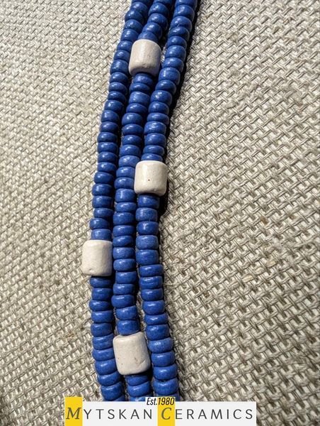 Ceramic necklace, women's jewelry made of natural ceramics. Necklace. Art. 152