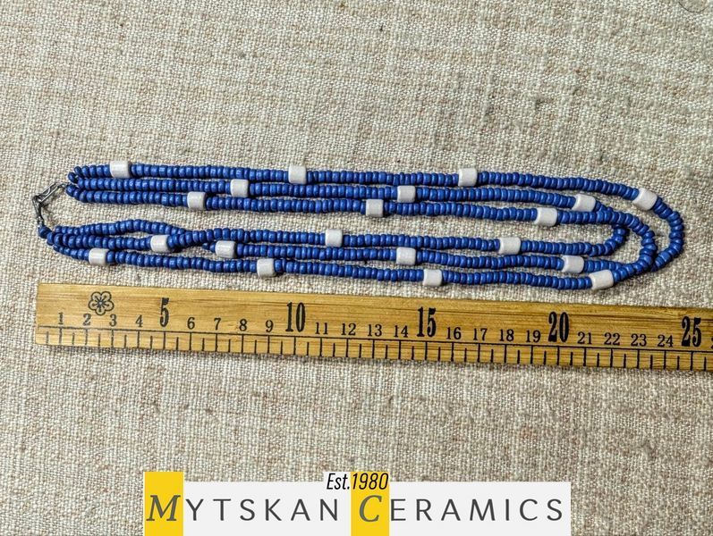 Ceramic necklace, women's jewelry made of natural ceramics. Necklace. Art. 152