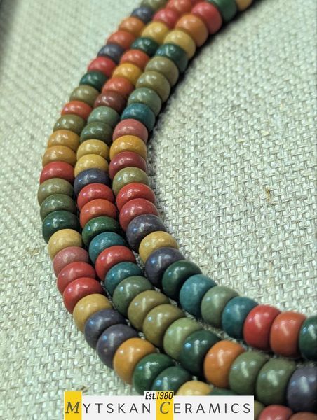 Ceramic necklace, women's jewelry made of natural ceramics. Necklace. Art. 361