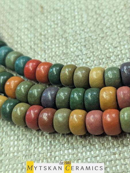Ceramic necklace, women's jewelry made of natural ceramics. Necklace. Art. 361