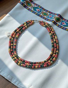 Ceramic necklace, women's jewelry made of natural ceramics. Necklace. Art. 246