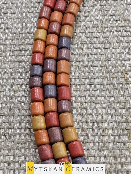 Ceramic necklace, delicate women jewelry. Art.311