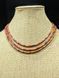 Ceramic necklace, delicate women jewelry. Art.311