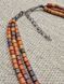 Ceramic necklace, delicate women jewelry. Art.311