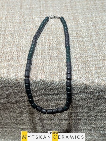 Ceramic necklace, women's jewelry made of natural ceramics. Necklace. Art. 156