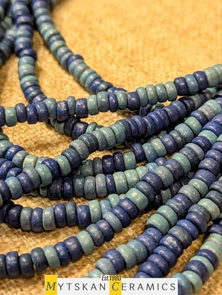 Ceramic necklace, women's jewelry made of natural ceramics. Necklace. Art. 286