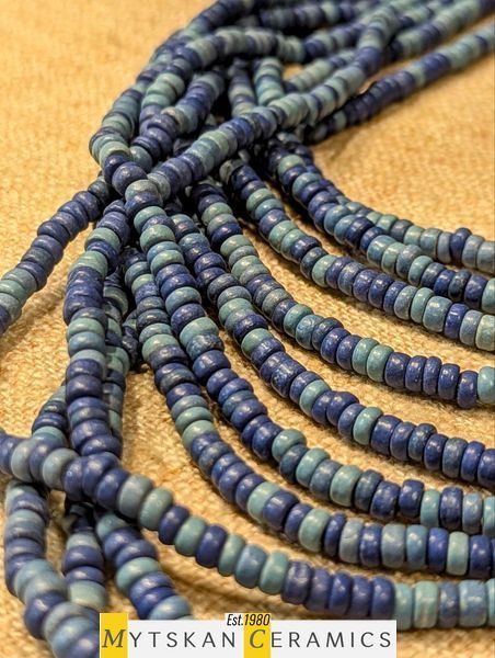 Ceramic necklace, women's jewelry made of natural ceramics. Necklace. Art. 286