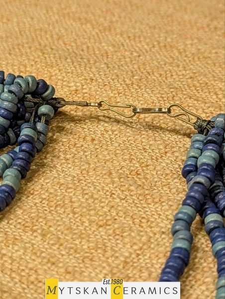 Ceramic necklace, women's jewelry made of natural ceramics. Necklace. Art. 286
