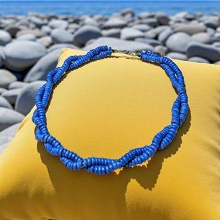 Ceramic necklace, women's jewelry made of natural ceramics. Necklace. Art. 203
