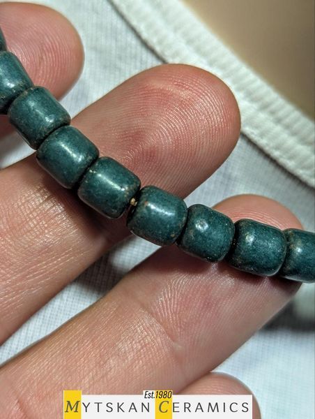 Ceramic necklace, women's jewelry made of natural ceramics. Necklace. Art. 85