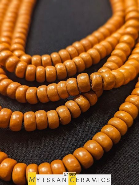 Ceramic necklace, women's jewelry made of natural ceramics. Necklace. Art. 401