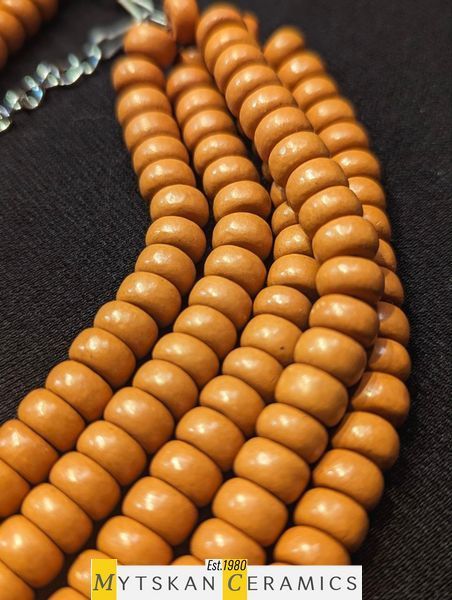 Ceramic necklace, women's jewelry made of natural ceramics. Necklace. Art. 401