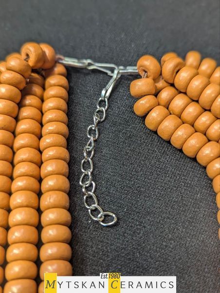 Ceramic necklace, women's jewelry made of natural ceramics. Necklace. Art. 401