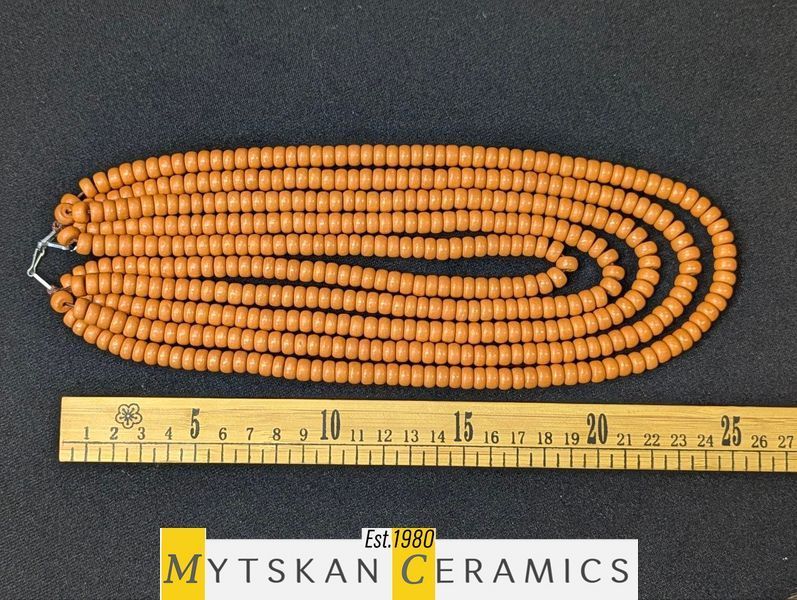 Ceramic necklace, women's jewelry made of natural ceramics. Necklace. Art. 401