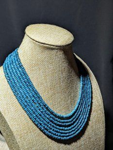 Ceramic necklace, women's jewelry made of natural ceramics. Necklace. Art. 173