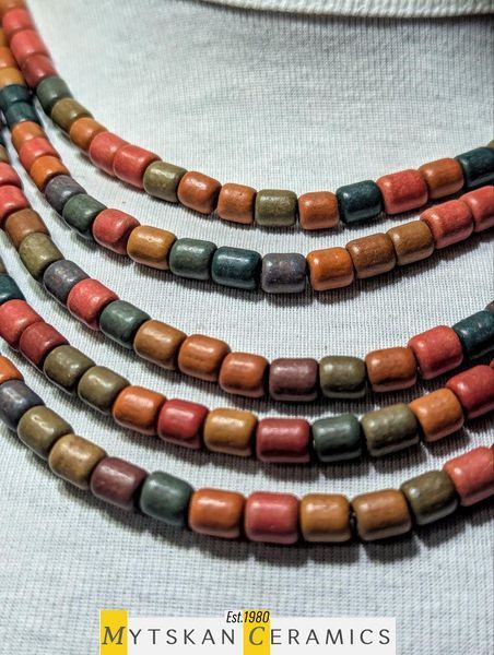 Ceramic necklace, women's jewelry made of natural ceramics. Necklace. Art. 70