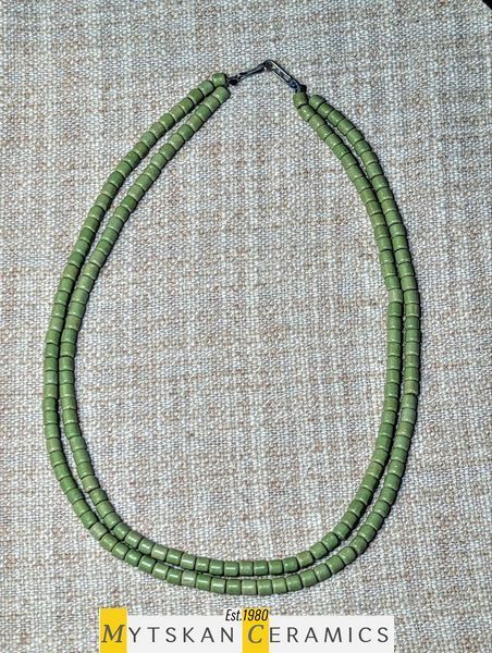Ceramic necklace, women's jewelry made of natural ceramics. Necklace. Art. 204