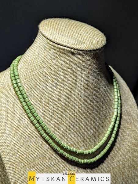 Ceramic necklace, women's jewelry made of natural ceramics. Necklace. Art. 204