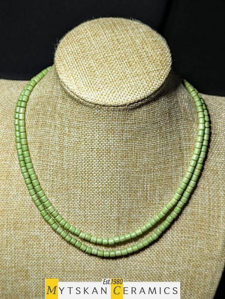 Ceramic necklace, women's jewelry made of natural ceramics. Necklace. Art. 204