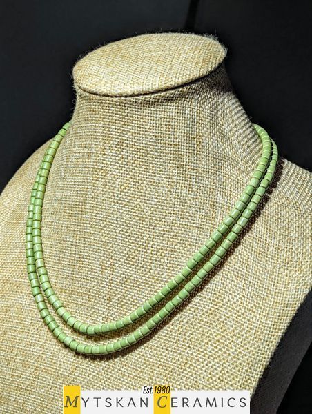 Ceramic necklace, women's jewelry made of natural ceramics. Necklace. Art. 204