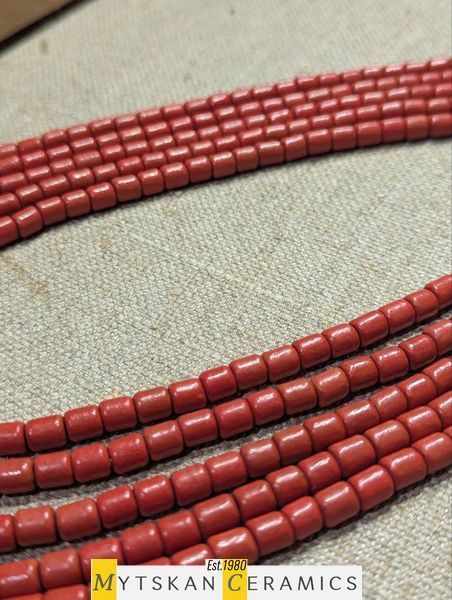 Ceramic necklace, women's jewelry made of natural ceramics. Necklace. Art. 6