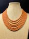 Ceramic necklace, women's jewelry made of natural ceramics. Necklace. Art. 402