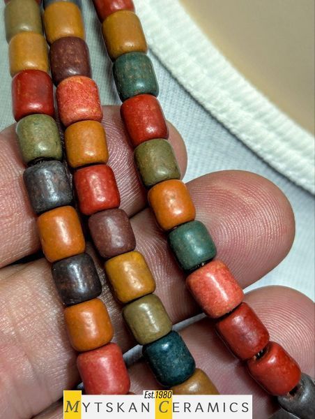 Ceramic necklace, women's jewelry made of natural ceramics. Necklace. Art. 83