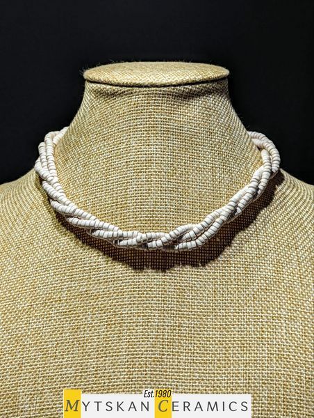 Ceramic necklace, women jewelry. Art. 161
