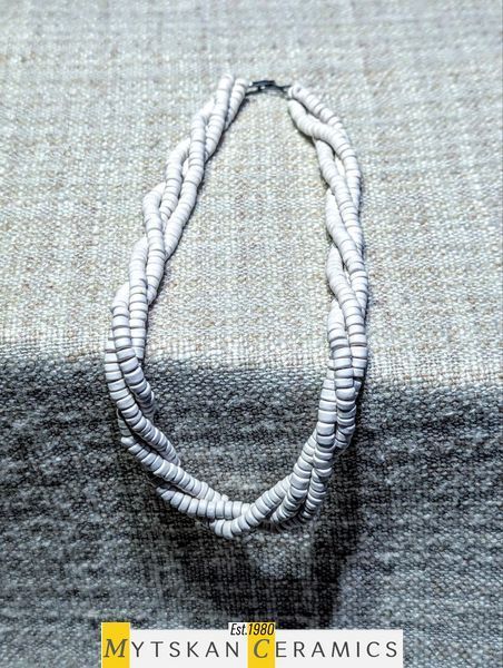 Ceramic necklace, women jewelry. Art. 161