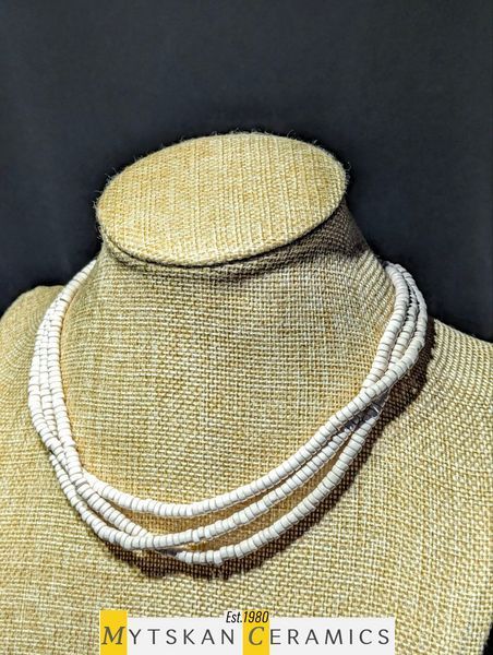 Ceramic necklace, women jewelry. Art. 161