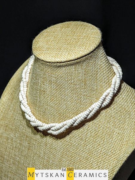 Ceramic necklace, women jewelry. Art. 161