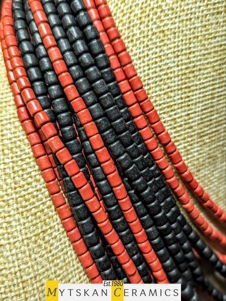 Ceramic necklace, women's jewelry made of natural ceramics. Necklace. Art. 254