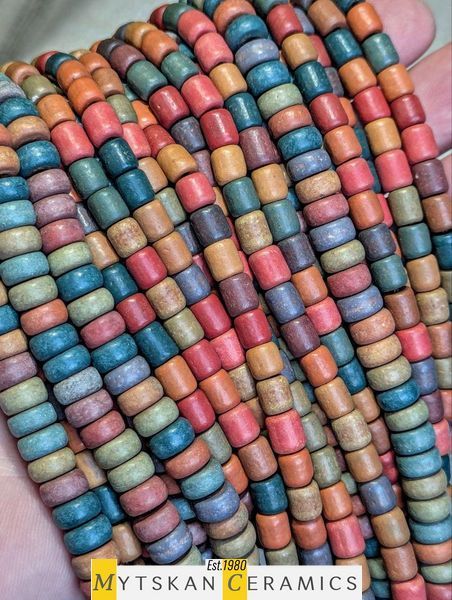 Ceramic necklace, women's jewelry made of natural ceramics. Necklace. Art. 81