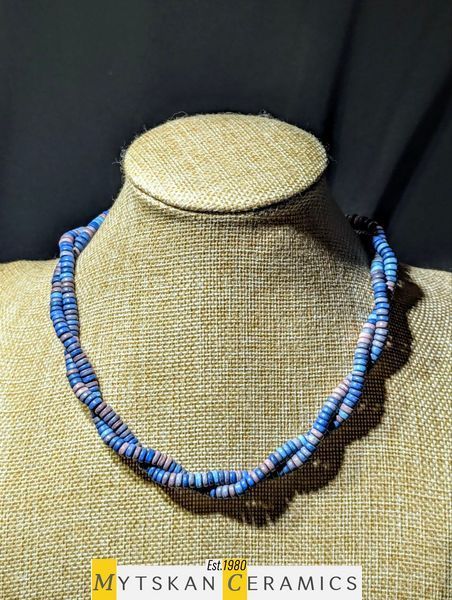 Ceramic necklace, women's jewelry made of natural ceramics. Necklace. Art. 208