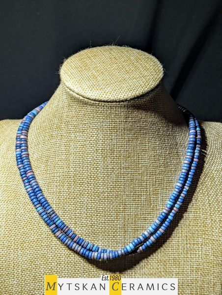 Ceramic necklace, women's jewelry made of natural ceramics. Necklace. Art. 208