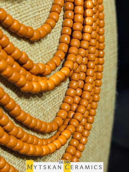 Ceramic necklace, women's jewelry made of natural ceramics. Necklace. Art. 405