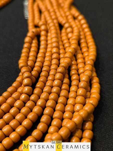 Ceramic necklace, women's jewelry made of natural ceramics. Necklace. Art. 405