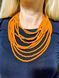 Ceramic necklace, women's jewelry made of natural ceramics. Necklace. Art. 405
