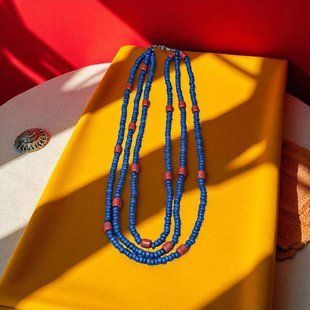 Ceramic necklace, women's jewelry made of natural ceramics. Necklace. Art. 162
