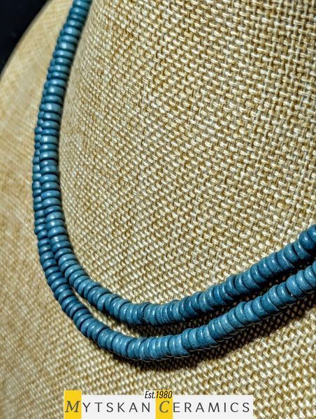 Ceramic necklace, women's jewelry made of natural ceramics. Necklace. Art. 209