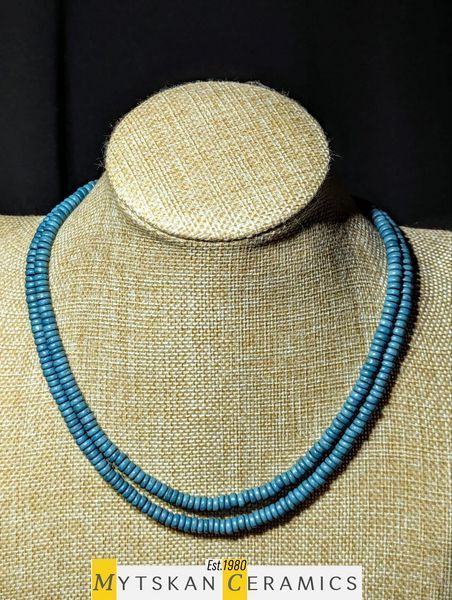 Ceramic necklace, women's jewelry made of natural ceramics. Necklace. Art. 209